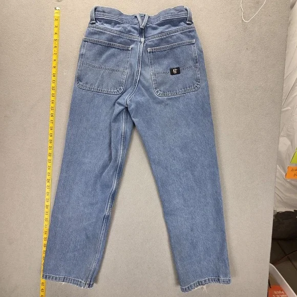 Vans Rowan Jeans Mens Blue Loose Fit Straight Double Knee Skater Y2K Fits 29x30 - Picture 2 of 16